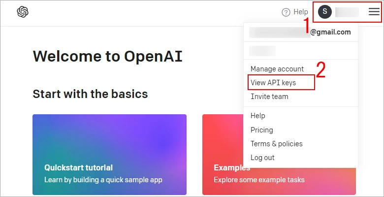 ChatGPTのAPI Keyを取得
