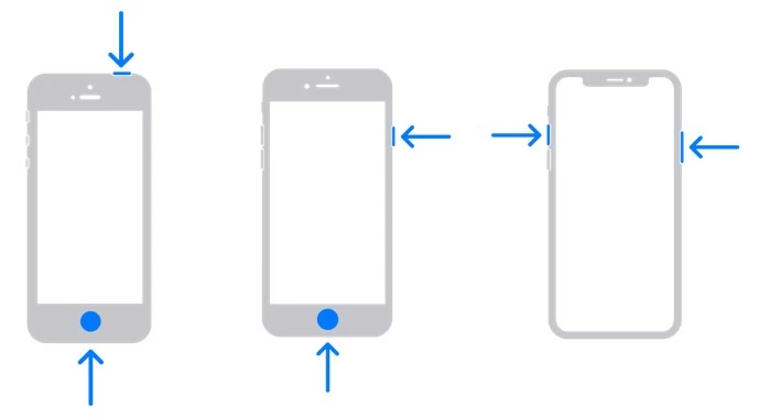 iPhoneでスクリーンショットを撮る