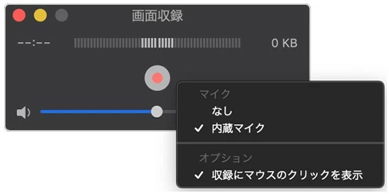 quick 録画中