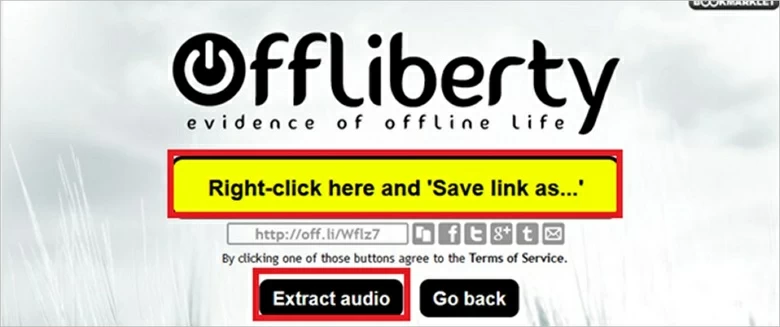 YouTube動画をMP3に変換-Offliberty