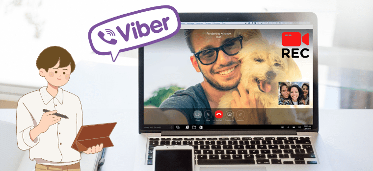 Viberの通話を録音・録画する